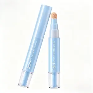 Concealer stick, a liquid concealer that can be layered, comes with a sponge applicator, covers dark circles, brightens and is breathable