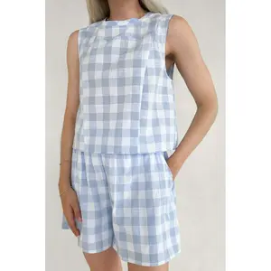 Gigi Gingham Checkered Shorts