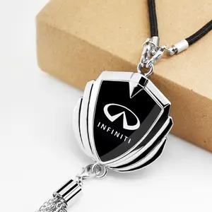 Infiniti 3D Metal Car Pendant, Hanging Ornament for Q50/q60/qx50/qx60/qx80, Creative, Car Accessory & Gift Idea, Car Interior Accessory
