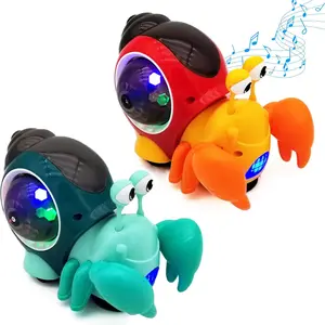 Electric Crab Design Projection Toy, Musical Light Up, 1 Count Electric Crab Toy with Music, Educational Toy for Kids, Fun Gift for Children, Baby Boys Stuff
