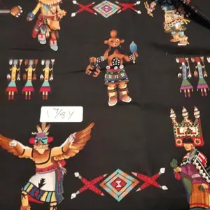 Alexander Henry OOP Fabric – Kachina / Southwest Print – 1 7/8 Yard Cut – Designer Cotton