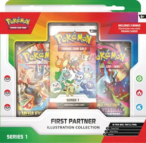 Pokémon TCG: First Partner Illustration Collection—Series 1 Opened Live