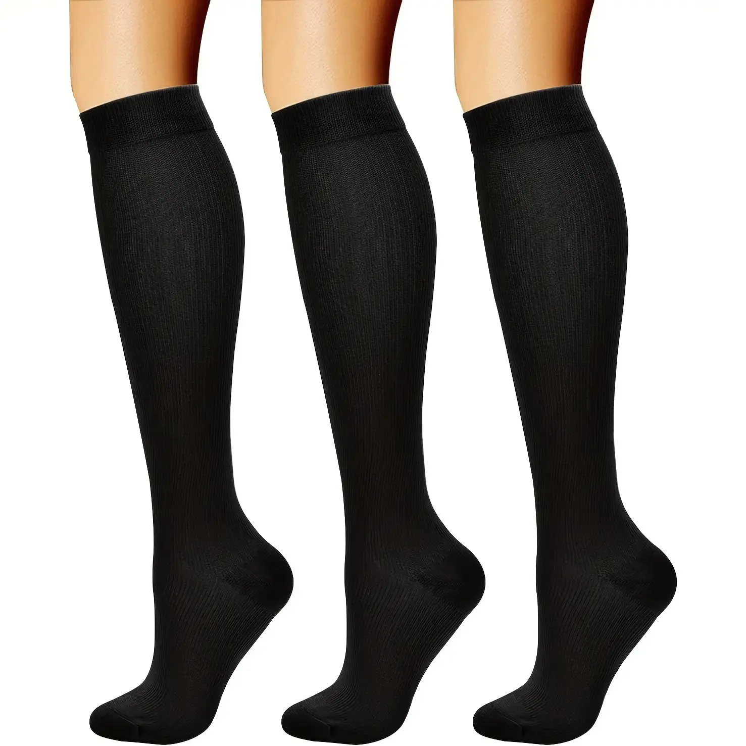 3 Pairs of Unisex Compression Socks