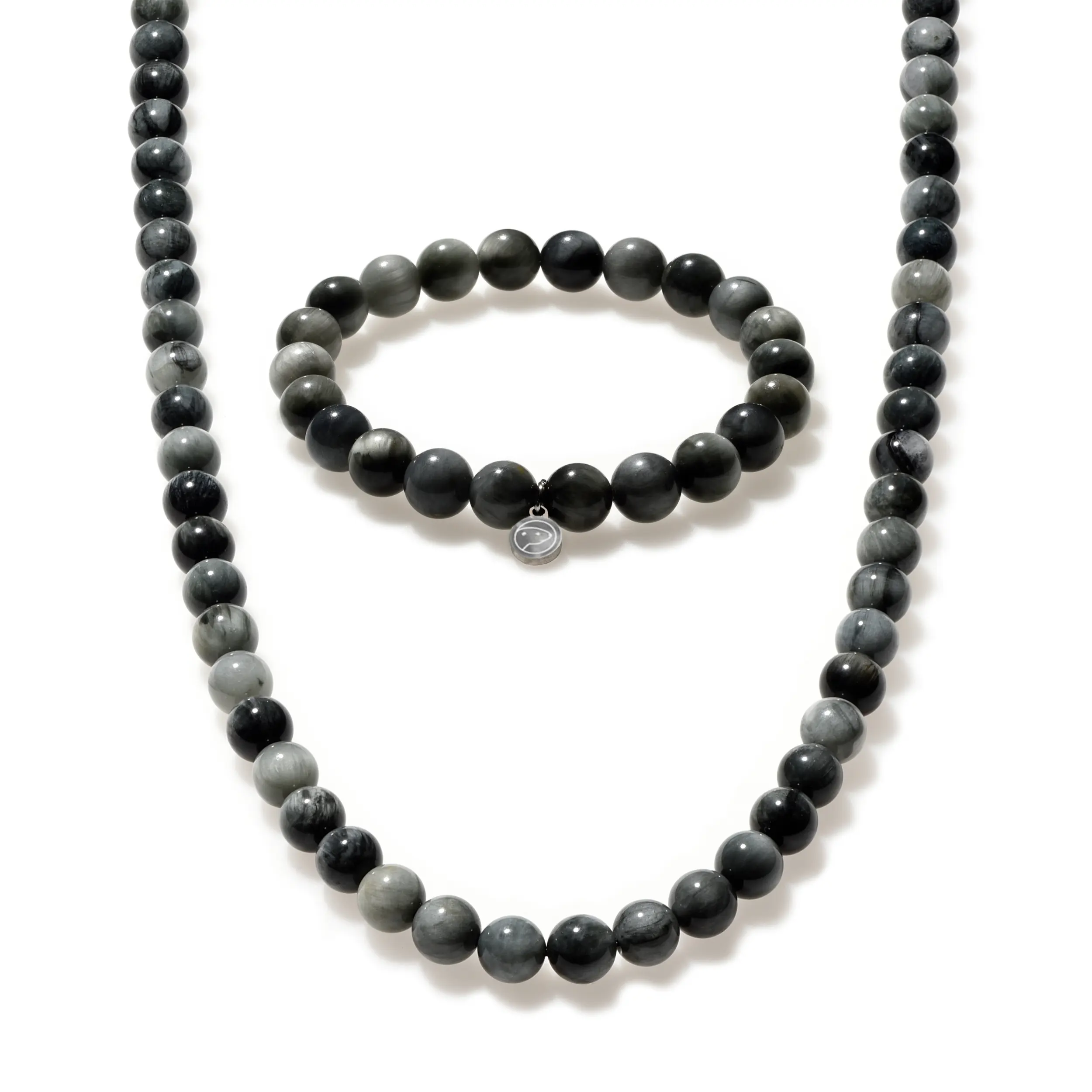 Hawk's Eye Beaded Duo