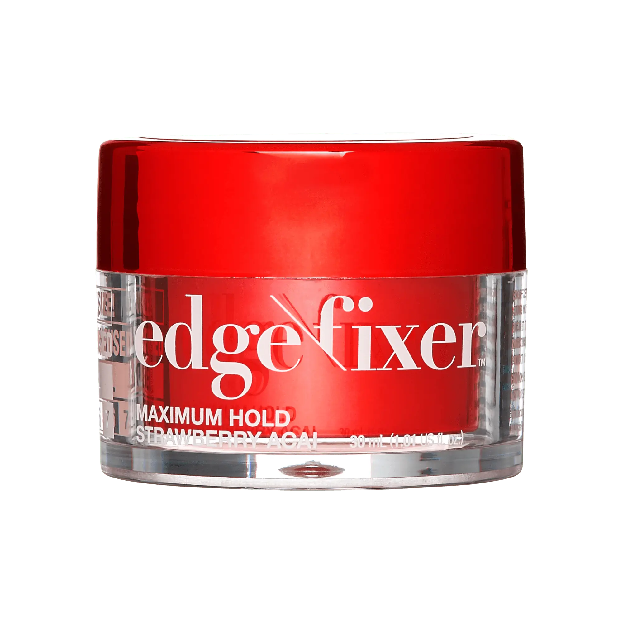 Kiss Colors & Care Edge Fixer Gel - Strawberry Acai | Edge Control, Baby Hair Gel, Maximum Hold, Travel Friendly, 30 ml, Hair Care