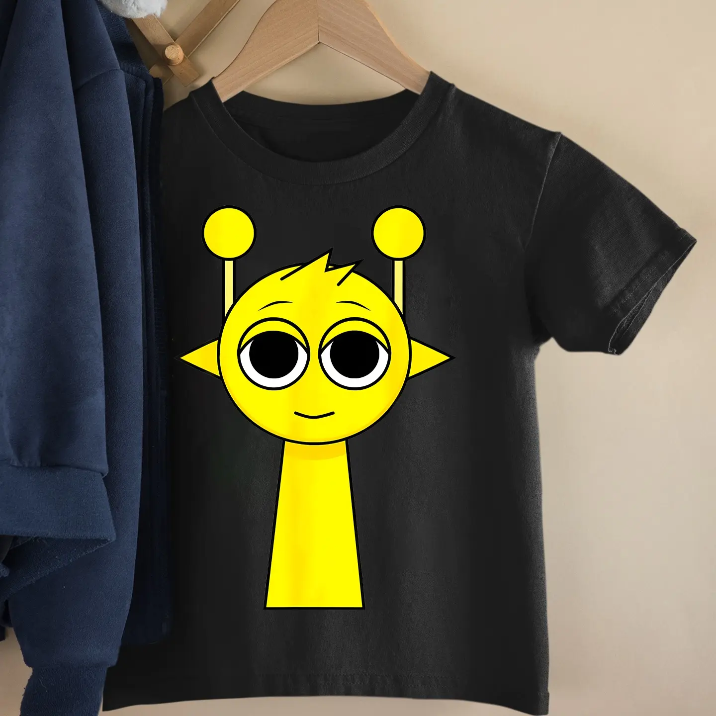 Simon From Sprunki  Shirt, For Boys And Girls, Birthday Wenda Shirt, Game Shirt, Colorful Cartoon Character Shirt