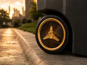 H-Town Wire Spoke and Dayton Trash Can Rims – 3D Printed Wheel Covers Pair