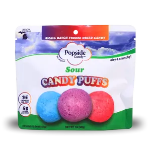 Freeze Dried Sour Candy Puffs - Premium Freeze Dried Candy Sweet Sour Snack