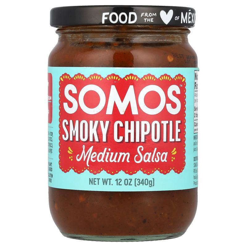 Somos Smoky Chipotle Salsa, Medium , 12 oz (340 g)