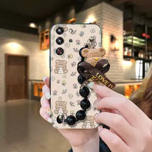 Back Cover Black pearl pendant Phone Case For ZTE Nubia Red Magic10 Pro/Pro+ silicone Waterproof soft case protective case Dirt-resistant Cartoon cute Skin-friendly feel