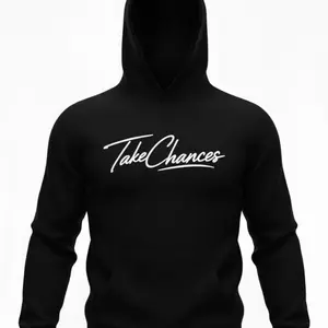 Take Chances Signature Hoodie — Black Edition Unisex Apparel Streetwear Clothes Menswear