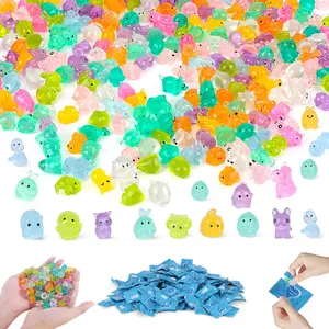 100 Pcs Mini Resin Animals, Mini Resin Models, Collectible Figurines, Individually Wrapped Tiny Models For DIY Fairy Garden, Micro Landscape Decor (Animals)