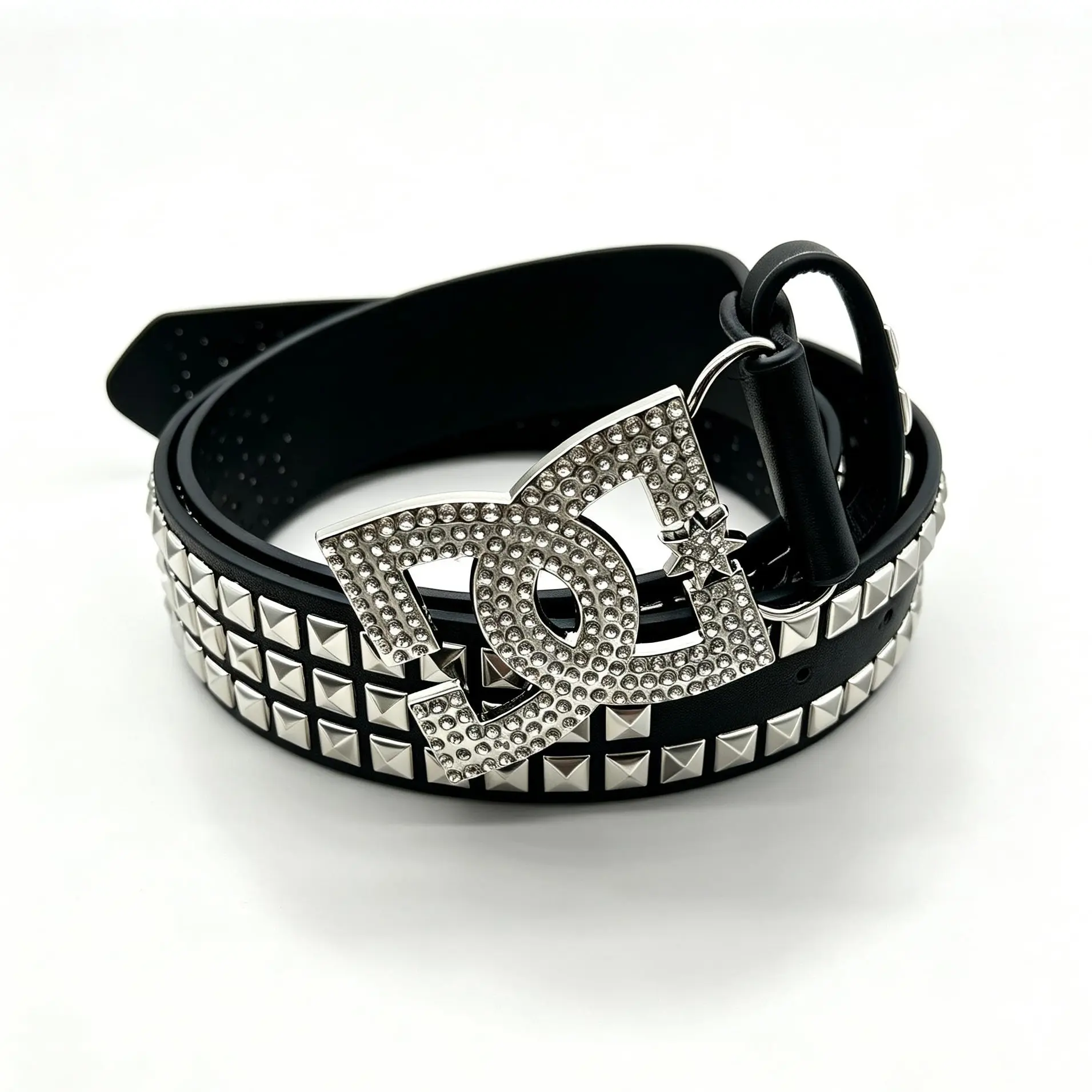 Rhinestone Studded PU Leather Belt, Fashion Belt for Parties, Everyday Outfit Accessory, Trendy and Versatile Exquisite Belt for Birthday Gifts, Studded Waist Belt, Men  Women Belts, Designer Belt
