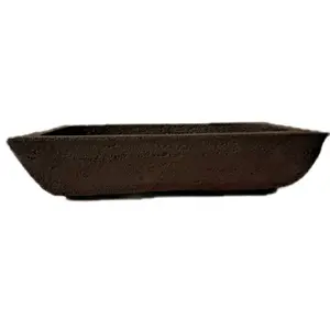 Brownish Red Bonsai Pot - Simple Brown Planter for Your Needs