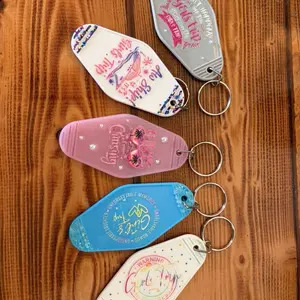 Gurls Trip Hotel Keychains Set of 5 - Colorful and Fun Keychains for Travel and Gifts - Perfect for Gurls Trip Enthusiasts
