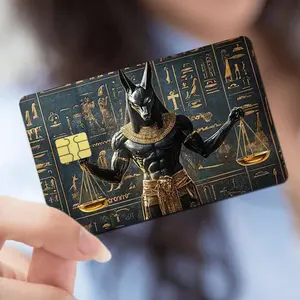 2 Pack Credit Card Stickers Set Custom Design Pattern Debit Card Skins Bank Card Fun Decals Festival Small Gift Matte Texture Comfortable Grip Suitable for Small Chip Cards Graphic Decal