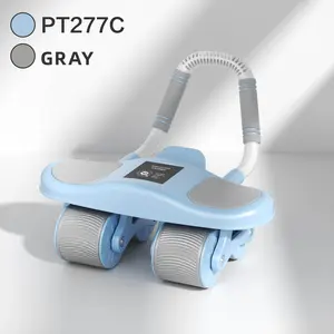 1pc Automatic Rebound Abdominal Roller, With Elbow Pads, For Fitness, Abdominal Muscle Exercise, Core Strength Training