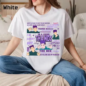 I'm A Legend Thanos Squid Game ss2 T-Shirt, Vintage Cotton Unisex Tee Classic Cotton , Player 230 Classic Design, Trending Player 230 Shirt
