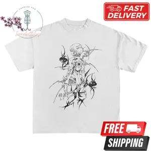 Rei Ayanami | Cybersigilism y2k | Y2K grunge | Grunge aesthetic | Evangelion | gothic tshirt | anime tshirt | vintage | streetwear