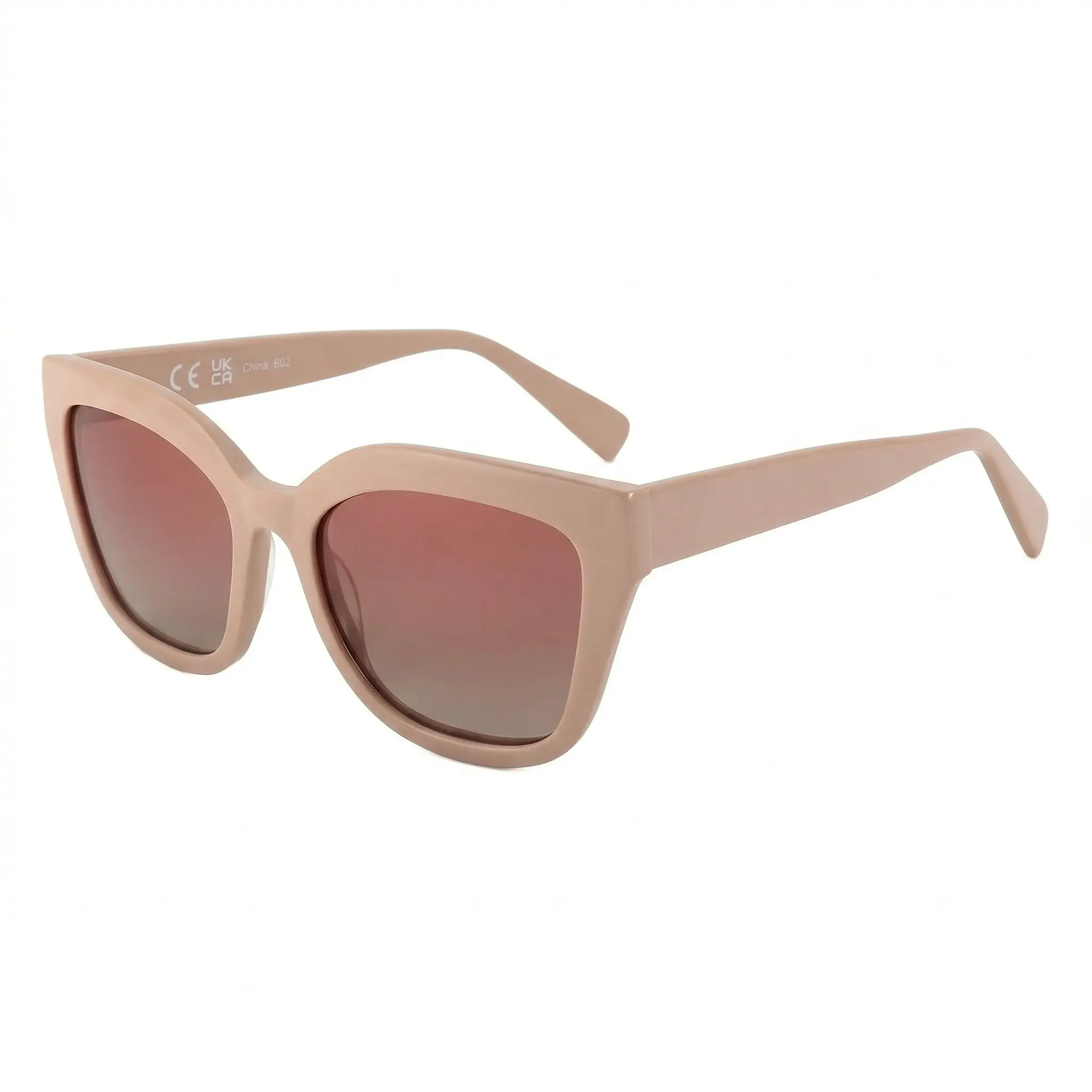 ZENOTTIC Women's Trendy Vintage Sunglasses - Oversized Square Cateye Acetate Frame, Polarized UV400 Protection Lenses, Ideal for Daily Use & Outdoor Adventures