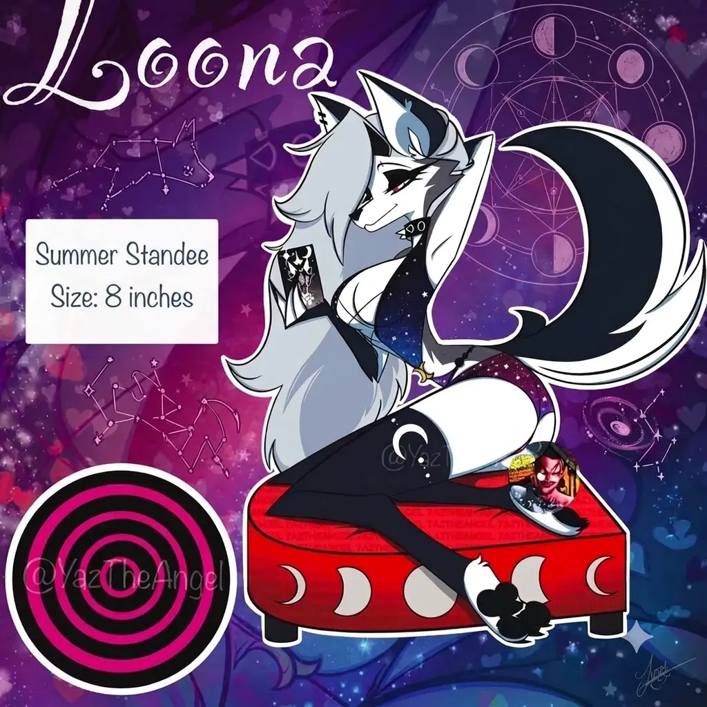 Hellish Hellhound Loona Summer Love Acrylic Standee (1 standee_8inch)