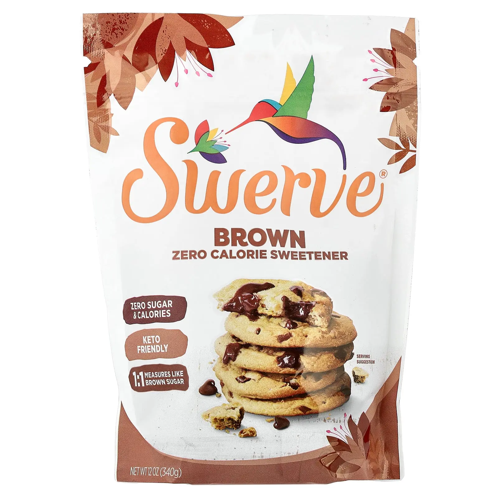 Swerve Brown Zero Calorie Sweetener, 12 oz (340 g) Swerve Brown Zero Calorie Sweetener, 12 oz (340 g)