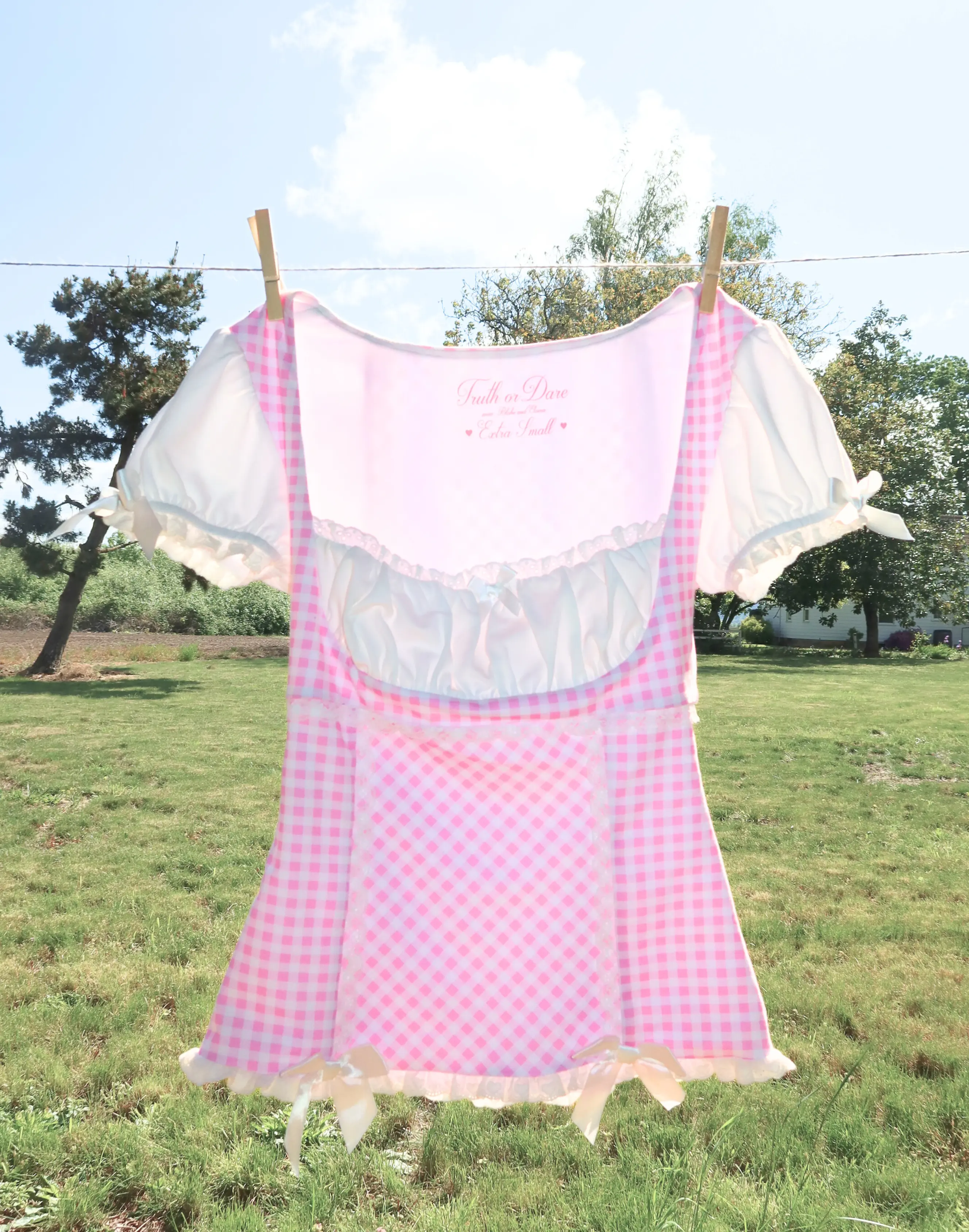 Princess Doll Milkmaid Top + Skort Set Princess Doll Milkmaid Top + Skort Set