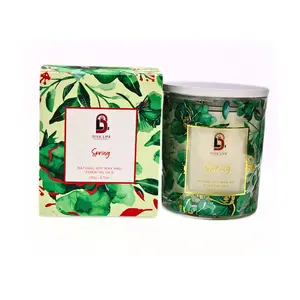 Diva Life Spring 230 g Soy Wax Cotton Wick Multilayer Fragrance Smokeless Candle
