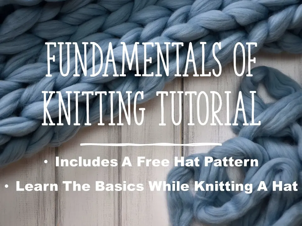 Denise's Fundamentals of Knitting Video Tutorial - Easy Learning Guide for Basics, Cast On, Knit & Purl Stitches with Free Hat Pattern Download (Regular Edition)