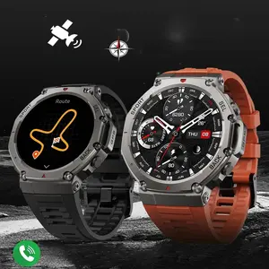 T-Rex 3 GPS Smartwatch, Amoled Touchscreen, 5atm Water Resistant, Outdoor Compass, Fitness Monitoring, Men's Sport Watch