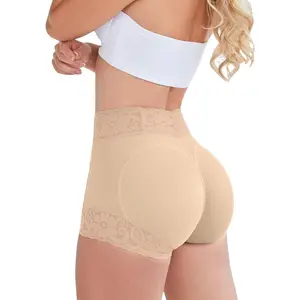 Butt Lifting Panties, Tummy Control Shapewear for Women Compression Underwear Short Lace Butt Lifter Shapewear
