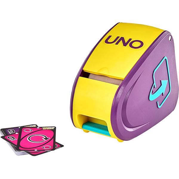 Mattel Games UNO Flip Attack Card Game for Kids, Adults & Family Nights, Combines UNO Flip & Attack in One Game