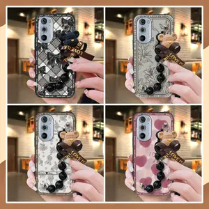 Simplicity Anti-knock Phone Case For MOTO Edge30 Pro/Edge+ 2022 soft case protective case silicone cute Bear bracelet Waterproof Cartoon Dirt-resistant Back Cover