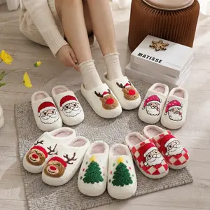 FEITAI Unisex Slippers - Memory Foam, Plush Lining, Fuzzy Texture, Versatile Design - Cozy Indoor-Outdoor Winter Bedroom Footwear