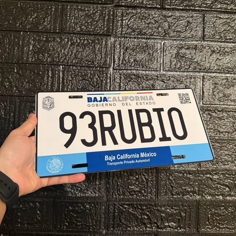 Baja California Personalized License Plate