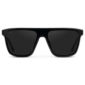 Jett - Men's Polarized Flat Top Shield Sunglasses