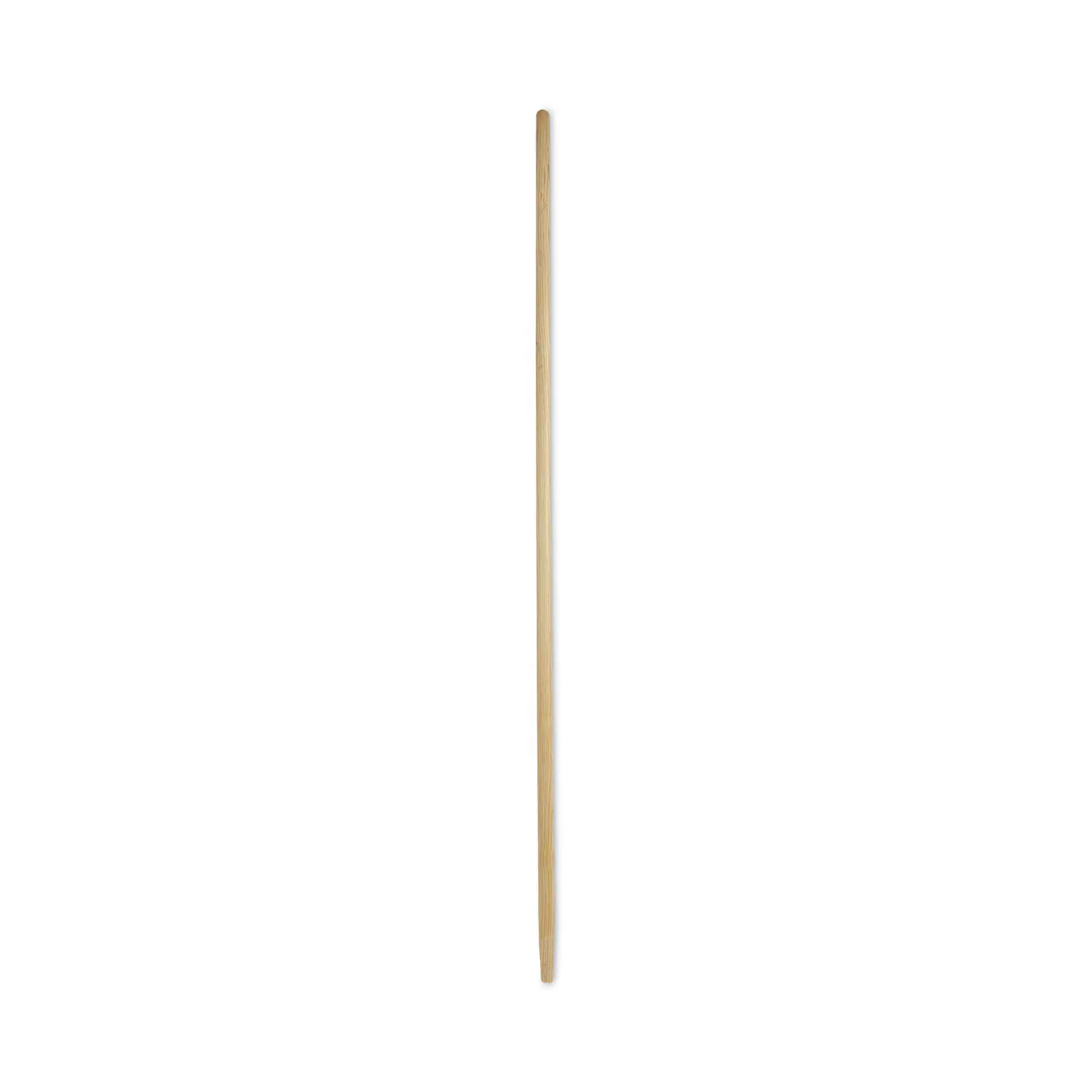 Tapered End Broom Handle Lacquered Wood 1.13" dia x 60" Natural BWK125