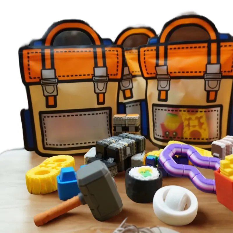 Sunny Bag - 5 Sensory Fidgets for Kids & Adults Stress Relief Focus Fun Essential School Bag Desk Toy Gift Idea