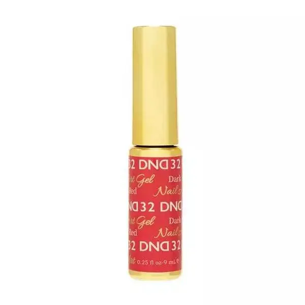 Long-Lasting Gel Nail Polish - Shade 32 Dark Red, 100g Bottle, Professional Cosmetic for Nail Art and Manicure