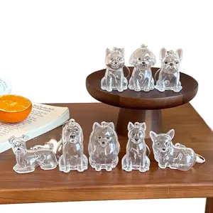 Pet Hair Souvenir Pendant - PU Leather DIY Paw Print Keychain, preserves pet hair and memories, a portable keepsake for cat and dog lovers.