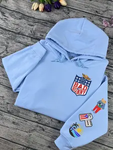 Puerto Rico Sweatshirt/Hoodie/Tshirt, Custom Country Embroidered Sweater, Cozy Unisex Crewneck Shirt, Patriotic Embroidery Shirt