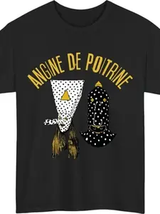 Unisex T-Shirt, Featuring The Theme of The Band "Chest Pain, " a Favorite Among Music Lovers