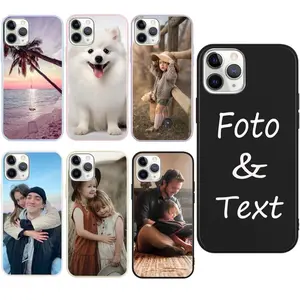 Custom Phone Case - Personalized Design with "Foto & Text" Text, Compatible with Various iPhone Models, Protective Case for Everyday Use