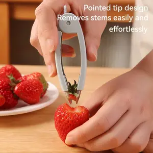 1 Piece Multifunctional Pineapple Eye Remover, Integrated Pointed Tip Fruit & Vegetable Stem Remover, Effortlessly Remove Pineapple Eyes & Strawberry Stems, Kitchen Fruit Prep Tool, Essential Home Kitchen Gadget