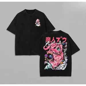 Buu 2-Sided Vintage Hoodie , Dragon Ball Anime Shirt , Buu washed Shirt Washed T-shirt, Japan Shirt, Anime shirt, Anime Hoodie, Anime Sweatshirt Menswear Sweaters