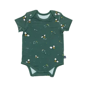 Short Sleeve Bodysuit in Busy Bee