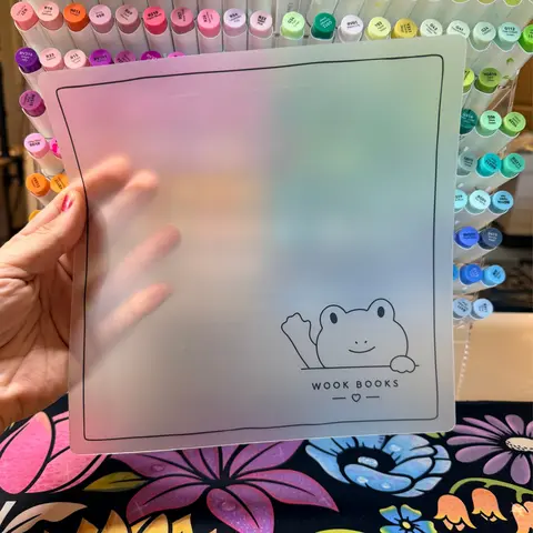 Reusable Protective Sheet for Coloring Books and Alcohol Markers to Prevent Bleed Through by Wook Books Coloring