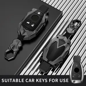 Car Key Case for Mercedes-Benz Amg C E M S Cls Cla Glk Gla Glc Gle, Smart Remote Key Protector, Durable Car Key Cover, Car Key Accessory