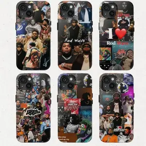 Rap R&B Fan Gift Concert Merch Rod Wave Last Lap Tour 2025 Graphic Art Tough Phone Case. Edgy Streetwear Urban Aesthetic Rugged Shockproof Protective Cover For iPhone 17 Pro Max 16 Air 15 14 13 12 11.