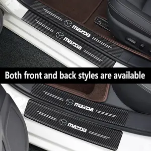 Car Threshold Protection Strip for Mazda 3 Axela, Atenza, Cx-5, Cx-50, Cx-30, Cx-7, Cx-8, Car Accessories, Durable and Easy Installation